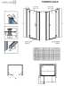 Душевая кабина Radaway Torrenta DWJ+S, левая, 140х140 (320612-01-01L)