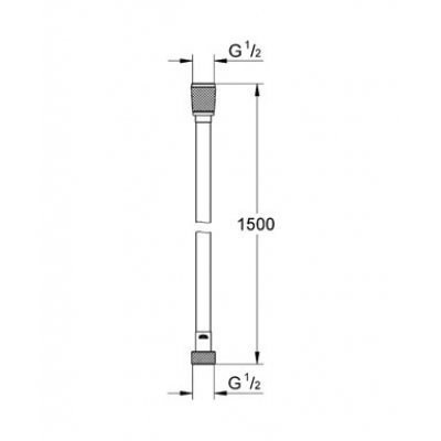 Душевой шланг Grohe Silverflex, 150 (28364000)