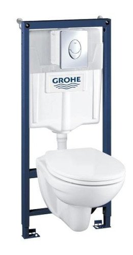 Комплект: Унитаз с системой инсталляции Grohe Solido Perfect (39192000)