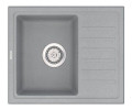 Кухонна мийка гранітна Vankor Lira, 55x45, сірий (LIRA LMP 02.55 GRAY)