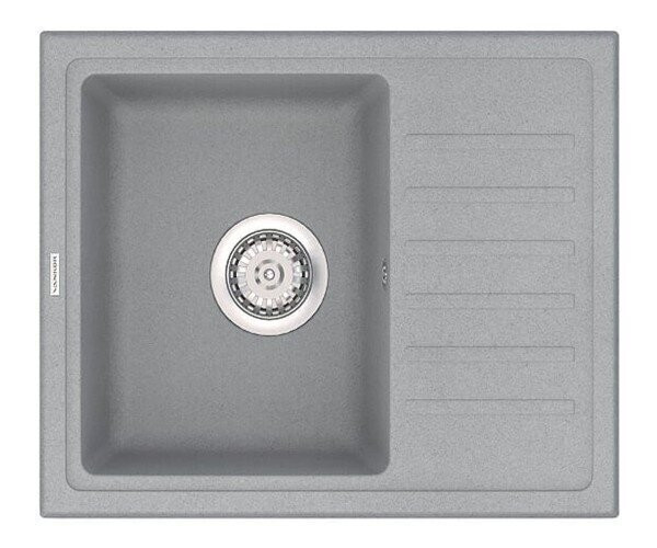Кухонная мойка гранитная Vankor Lira, 55x45, серый (LIRA LMP 02.55 GRAY)