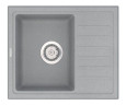 Кухонная мойка гранитная Vankor Lira, 55x45, серый (LIRA LMP 02.55 GRAY)