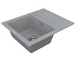Кухонная мойка гранитная Vankor Lira, 55x45, серый (LIRA LMP 02.55 GRAY)