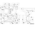 Умывальник подвесной Fancy Marble Ida, 40 (1704101)