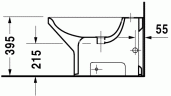Біде підлогове Duravit Caro (290100000)