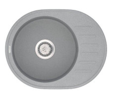 Кухонная мойка гранитная Vankor Lira, 57x45, серый (LIRA LMO 02.57 GRAY)