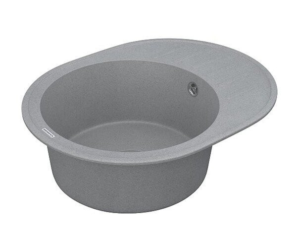 Кухонная мойка гранитная Vankor Lira, 57x45, серый (LIRA LMO 02.57 GRAY)