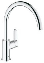 Смеситель для кухни Grohe BauEdge, однорычажный, хром (31367000)