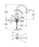 Смеситель для кухни Grohe BauEdge, однорычажный, хром (31367000)
