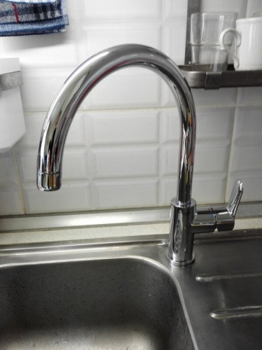 Смеситель для кухни Grohe BauEdge, однорычажный, хром (31367000)