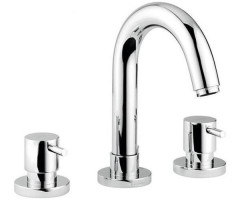 Cмеситель для умывальника Emmevi Piper, двухвентильный, хром (CR45033)