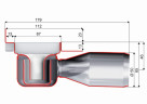 Душовий канал (трап) Aco ShowerDrain C-line, 78 (408765)