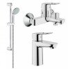 Комплект змішувачів 3 в 1 Grohe Bau Loop, хром (123214S)