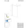 Душова стінка Radaway Dolphi Walk-In 100 (390100-01-01)