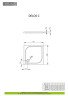 Душевой поддон Radaway Delos C, 100x100 (SDC1010-01)
