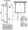 Душевые двери Radaway Euphoria KDJ+S 110L, левые (383023-01L)