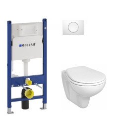 Комплект: Унітаз Kolo Idol + Інсталяція Geberit Duofix + Клавіша Delta 11 (M1310002U+458.126.00.1+115.120.11.1)
