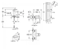 Комплект смесителей 3 в 1 Grohe BauEdge, хром (123208S)