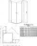 Душевая кабина Radaway Torrenta KDD, 100x80 (32273-01-01NL)