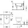 Биде напольное Duravit PuraVida (2247100000)