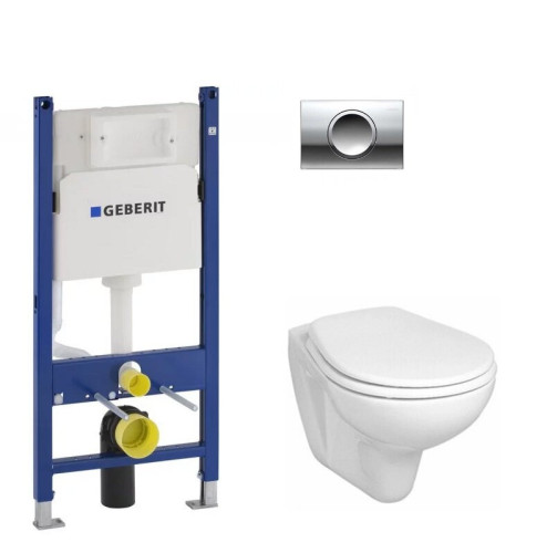 Комплект: Унітаз Kolo Idol + Інсталяція Geberit Duofix + Клавіша Delta 11 (M1310002U+458.126.00.1+115.120.21.1)