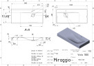 Умывальник VIOLA 1000 MIRASOFT