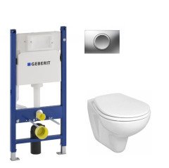 Комплект: Унітаз Kolo Idol + Інсталяція Geberit Duofix + Клавіша Delta 11 (M1310002U+458.126.00.1+115.120.46.1)