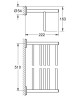 Полиця для рушників Grohe BauCosmopolitan (40462001)