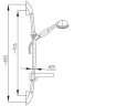 Душевой гарнитур KFA Armatura Tytan (841-340-00)