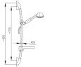 Душевой гарнитур KFA Armatura Tytan (841-340-00)