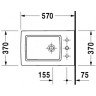Биде напольное Duravit Vero (2240100000)