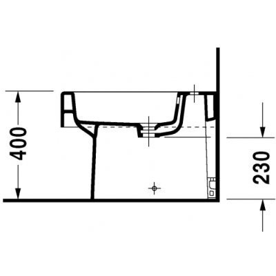 Біде підлогове Duravit Vero (2240100000)