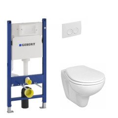 Комплект: Унітаз Kolo Idol + Інсталяція Geberit Duofix + Клавіша Delta 21 (M1310002U+458.126.00.1+115.125.11.1)