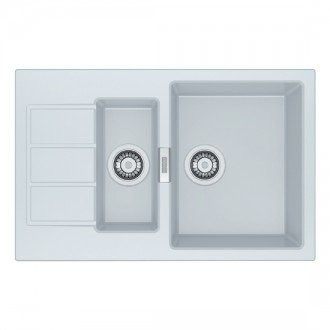 Кухонна мийка гранітна Franke SID 651, 78x50, білий (114.0497.986)