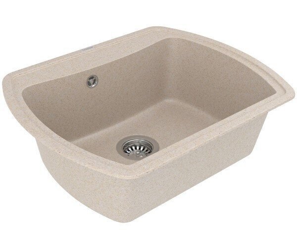 Кухонна мийка гранітна Vankor Norton, 63x51, бежевий (NORTON NMP 01.63 BEIGE)