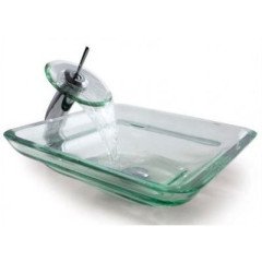 Умывальник накладной Kraus Oceania Clear, 46 (GVS-930-19MM)