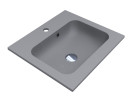 Умывальник DELLA 500 MIRASTONE GRAY