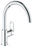 Змішувач для кухні Grohe BauLoop, одноважільний, хром (31368000)