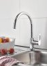 Змішувач для кухні Grohe BauLoop, одноважільний, хром (31368000)