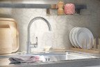 Змішувач для кухні Grohe BauLoop, одноважільний, хром (31368000)