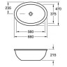Умывальник врезной Villeroy&Boch Loop&Friends, 56 (616131R3)
