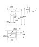Умывальник подвесной Grohe Bau Ceramic, 45 (39424000)