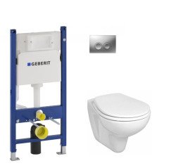 Комплект: Унітаз Kolo Idol + Інсталяція Geberit Duofix + Клавіша Delta 21 (M1310002U+458.126.00.1+115.125.46.1)