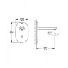 Cмеситель для умывальника Grohe Eurosmart Cosmopolitan, инфракрасный, хром (36335SD0)