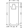 Дзеркало у ванну Axor Starck, 33x108 (40141000)