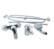 Комплект смесителей 3 в 1 Grohe Euroeco, хром (123232)