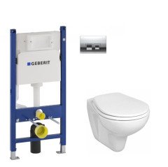 Комплект: Унітаз Kolo Idol + Інсталяція Geberit Duofix + Клавіша Delta 50 (M1310002U+458.126.00.1+115.135.21.1)