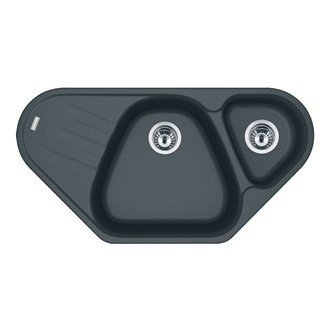 Кухонна мийка гранітна Franke AZG 661-E, 96x50, графіт (114.0499.221)
