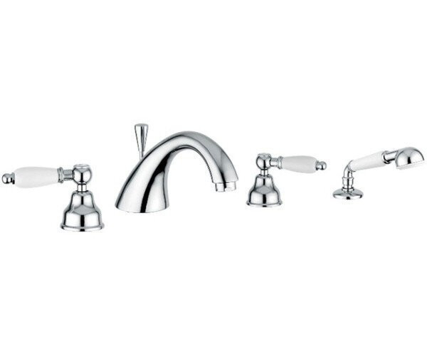 Смеситель для ванны Emmevi Deco Ceramica, двухвентильный, хром (CR121120)