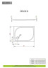 Душевой поддон Radaway Delos D, 80x75 (4D87545-03)